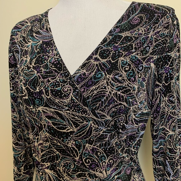 MSK V-Neck Top. Size M P - Picture 6 of 7